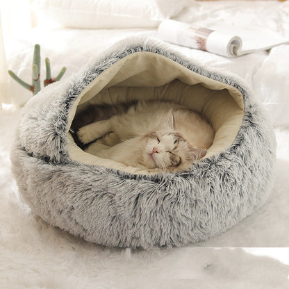 Cozy Winter Bed For Cats